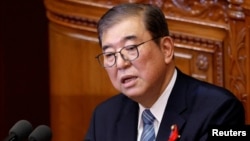 日本首相石破茂。