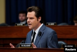 El representante republicano pore Florida Matt Gaetz.