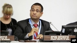 BMTning Eronda inson huquqlari bo’yicha maxsus vakili Ahmad Shohid