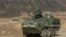 Бойова броньована машина Stryker у складі армії США під час тренувань  у навчальному центрі Rodrigues, у Південній Кореї.