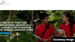 រូបថត​ពី​គេហទំព័ររបស់​មជ្ឈមណ្ឌល​សិក្សា Liger នៅ​ទីក្រុង​ភ្នំពេញ។