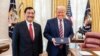 Menteri Koordinator Bidang Kemaritiman dan Investasi Luhut B. Pandjaitan bersama Presiden Amerika Serikat Donald Trump usai pertemuan, Selasa, 17 November 2020. (Foto: Gedung Putih)