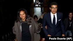 Isabel dos Santos e Sindika Dokolo no Porto, Portugal, 2015