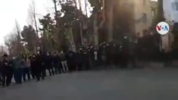 Protestas de estudiantes en Teherán