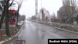 Priština - tokom mere zabrane kretanja koju je proglasila Vlada Kosova