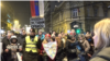 Opozicioni protest u Beogradu, Foto: Glas Amerike
