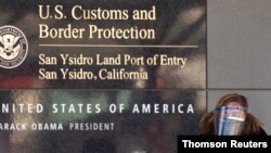 Puerto de entrada de San Ysidro, en la frontera entre Estados Unidos y México. 