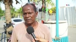 Valdemiro Ramos, vendedor ambulante de Necoclí, habla de la disminución de flujo migratorio