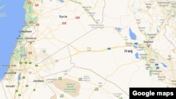 Mapa Iraka i Sirije