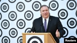 美国国务卿蓬佩奥5月8日在伦敦再次就华为问题提出警告。