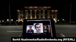 Акція на підтримку Олега Сенцова в Києві, 25 травня 2018 року.