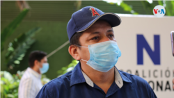 El dirigente campesino, Medardo Mairena, conversó con la VOA. [Foto: Miguel Bravo, VOA]