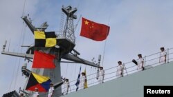 China telah mengirimkan satu kapal militer ke kota pelabuhan Hambantota, Sri Lanka, di tengah-tengah situasi politik yang berubah cepat di negara pulau itu. (Foto: Reuters)