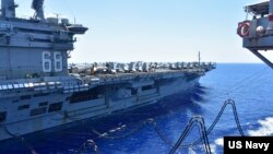 AQShning "USS Nimitz" avianosetsi Janubiy Xitoy dengizida, 2020-yil, 7-iyul