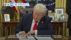 VOA60 America - Trump imposes 25% tariffs on steel, aluminum imports