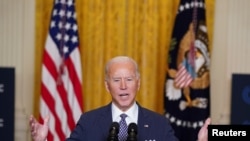 Rais Joe Biden akizungumza katika mkutano wa Usalama wa Munich kwa njia ya mtandao.