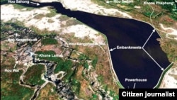 រូប​ក្រាហ្វិក​ទំនប់ Don Sahong។