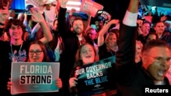 Republican Governor DeSantis holds 2022 U.S. midterm elections night party in Tampa, Florida