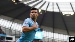 Sergio Agüero contre Arsenal, Londres, le 13 décembre 2013 