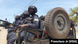 Tropas do Ruanda em Mocímboa da Praia, província de Cabo Delgado, Moçambique