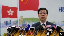 资料照片: 香港特首李家超