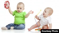 A new study says babies who listen to music develop language better. (U. of Washington)