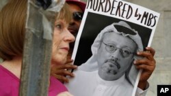 Protest ispred ambasade Saudijske Arabije u Vašingtonu