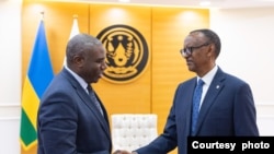Perezida Paul Kagame na Ministiri w'Ububanyi n'Amahanga w'Ubwongereza, David Lammy
