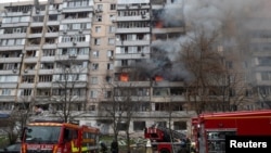 Posljedice raketnog napada na Kijev