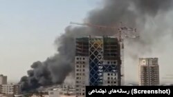 آتش‌سوزی در منطقه چیتگر تهران