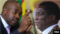 UMnu Nelson Chamisa loMongameli Emmerson Mnangagwa