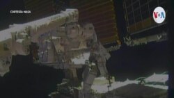 Astronautas de la Nasa salieron al espacio a cambiar las baterías de la Estación Espacial
