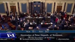 Senati miraton Pete Hegseth për postin e Sekretarit të Mbrojtjes
