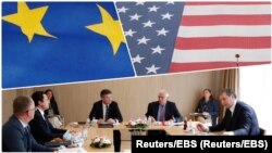 Arhiva: Jedna od rundi dijaloga Kosova i Srbije u Briselu (Foto: Reuters/EBS)