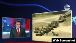 კადრი ტელეკომპანია "იმედის" მოდელირებული "ქრონიკიდან"