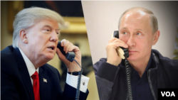 El presidente de EE.UU., Donald Trump conversó por teléfono por más de una hora con su homólogo ruso, Vladimir Putin. 