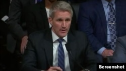 美國聯邦調查局(FBI)高級官員羅伯特‧惠勒(Robert Wheeler Jr.)2024年12月10日出席眾院國土安全委員會小組委員會聽證會。