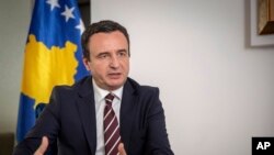 Aljbin Kurti u intervjuu za AP (Foto: AP/Visar Kryeziu)