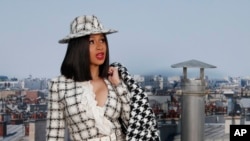 La chanteuse Cardi B à Paris, France, le 1er octobre 2019. 