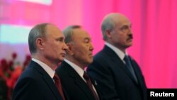 Путін, Назарбаєв і Лукашенко в Астані