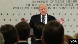 Trump akizungumza na wafanyakazi wa CIA 