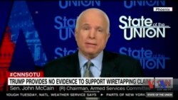 Американські законодавці закликають Трампа надати докази того, що телефони у його вежі прослуховувались за вказівкою Обами. Відео