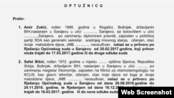 Općinski sud u Sarajevo danas potvrdio optužnicu