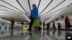 中国北京的一个国际机场。（美联社2019年12月11日）