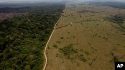En la imagen, un área deforestada en el estado brasileño de Pará.