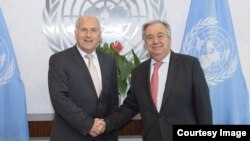 Valentin Inzko i Antonio Gutteres, fotografija medijima proslijeđena iz OHR-a.