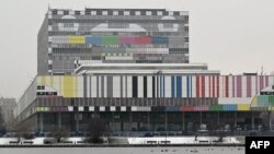 Trụ sở Kênh Truyền hình Một của Nga ở Moscow (ảnh chụp ngày 27/11/2024) .