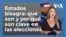 ¿Qué son los estados "bisagra" o indecisos y por qué son decisivos en la carrera presidencial de 2024?