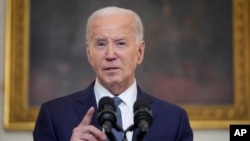 Joe Biden fala desde a Casa Branca, 31 de maio 2024