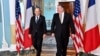 Mike Pompeo et Jean-Yves Le Drian au State Department à Washington le 6 février 2019.